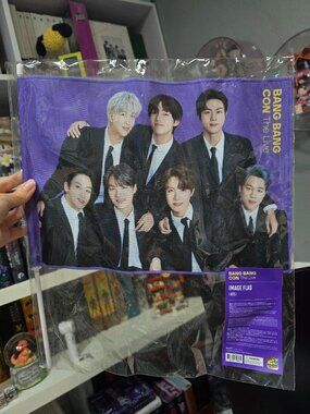 Official BTS Bang Bang Con: The Live Image Flag - Brand New / Sealed